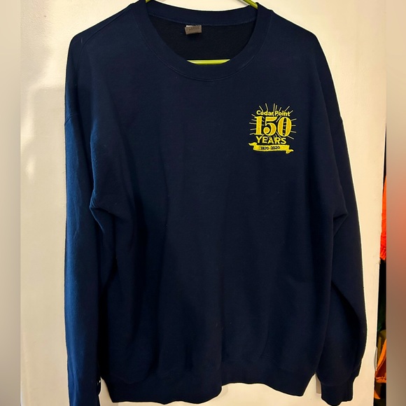 Embroiderd Cedar Point 150th Anniversary Crewneck - Picture 1 of 2